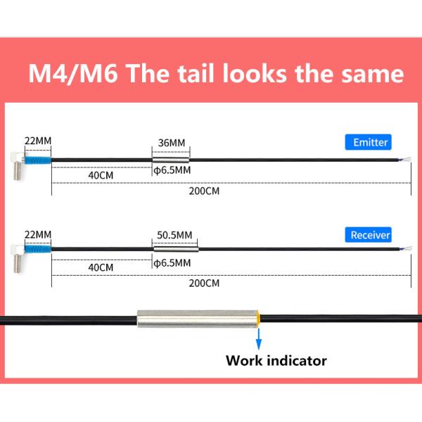 LUOSHIDA небольшое до локоть/загиб датчика лазера луча 90 градусов