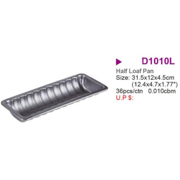 China wholesale carbon steel Bread Molds Non-stick christmas mini baking mold half loaf pan