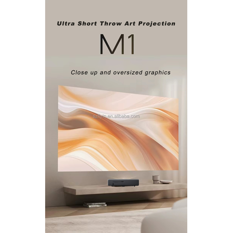 FLYIN M1 DLP Laser projector Android 9 Home Theater Projector With 3D 1080P 4K Ultra Short Throw Laser Smart Projector