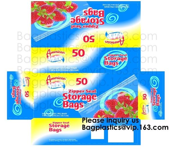 Snap Lock Bags, Zipper Lock Fresh, Seal Fresh, Zip Grip, Grip Seal, Food Storage Bags, Gallon, Quarter Size