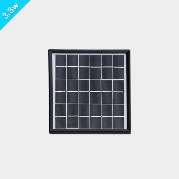 LED Lighting 3.3w Folding Solar Panel Dimension Customized For Outdoor