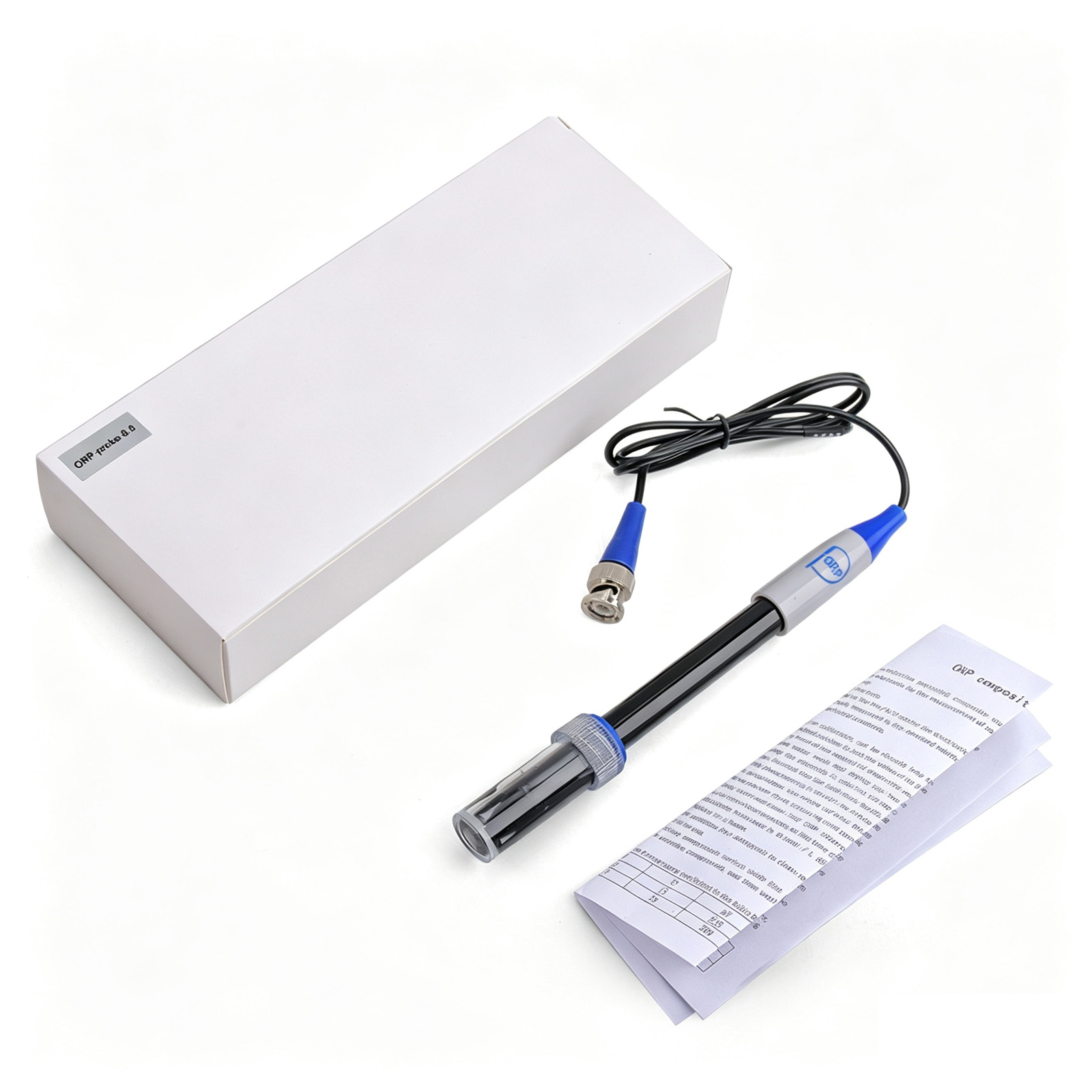 ORP Sensor Electrode, BNC Connector Probe, Laboratory Water Quality Testing, Swimming Pool Oxidation Reduction Electrode