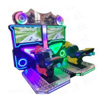 Brand-new two-person coin-operated motorcycle simulation game console