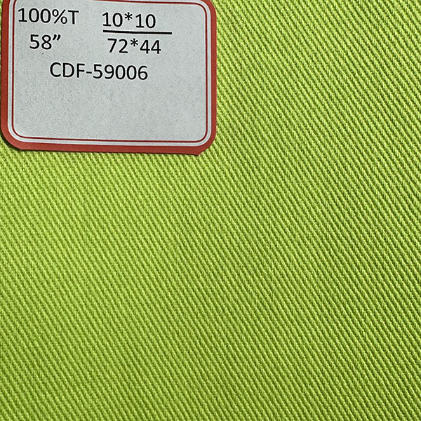 Pure Cotton Dyed Fire Rated Fabric 10*10 72*44 1/1 Flame Proof Fabric