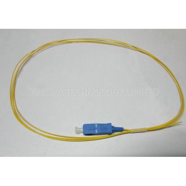 Желтый цвет одиночного режима 9/125um 0.9mm 2M ПК отрезков провода SC симплексный, отрезок провода SC оптически