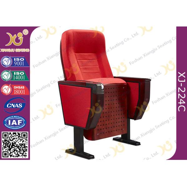 Special Design Iron Leg Auditorium Theatre Chair With Aluminum Alloy ABS Folding Table