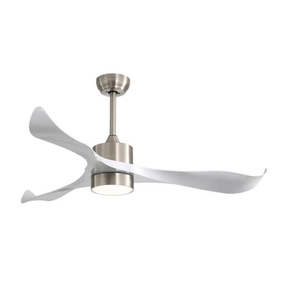 52 Inch Bldc Ceiling Fan Modern 3 Abs Blades Chandelier LED Ceiling Fans With Light