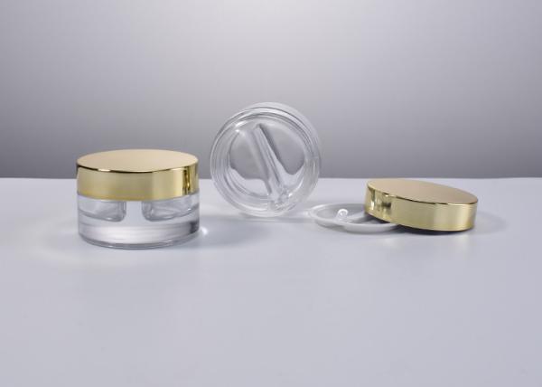 30ml +30ml Flint Glass Cosmetic Jars-Perfect for Eye Masks & Creams, Color & Logo Customizable