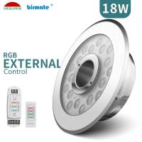 Controle RGB 27W da luz DMX da fonte do diodo emissor de luz IP68 impermeável com bocal
