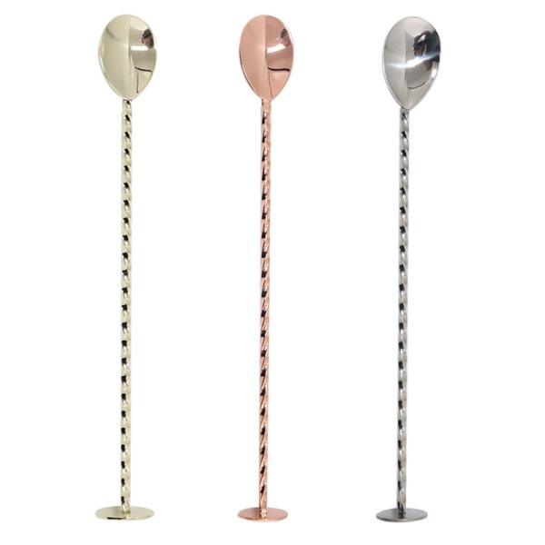 Stainless Steel 304 Bar Cocktail Stirring Spoons Long Handle Bar Spoon For Bartender