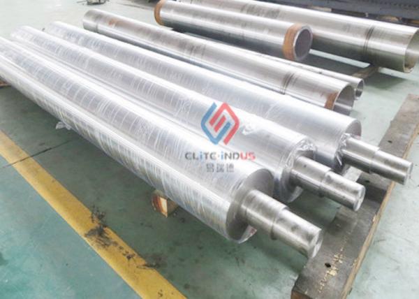 Heavy Duty Steel Shaft Chrome Plated Rollers Corrosion resistance Industrial