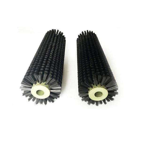 Fruit Nylon Conveyor Belt Cleaning Brush 600mm Dia PP Wire