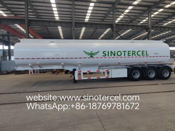 3 Axle Fuel Tank Semi Trailer 30-60CBM Capacity