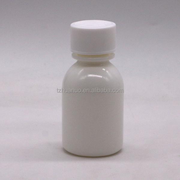 Детская защитная крышка контейнер 60 мл PE белый пероральный жидкий флакон для сиропа от кашля