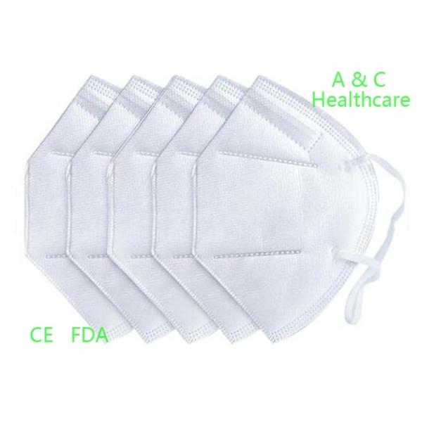 White Kids Surgical Mask With Elastic Earloop Children'S Disposable Face Masks