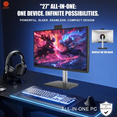 27 Inch UHD Resolution TF Gaming All-in-One Computer Monitor, 2K IPS Panel 100Hz with Fixed Bracket