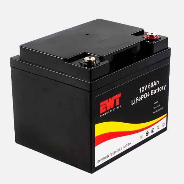 Sistema de energia de reserva LiFepo4 12v 60ah Bateria