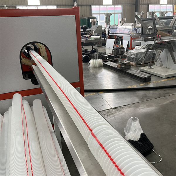 Industrial Plastic HDPE Double Wall Corrugated Pipe Extrusion Line for Drainage Water Supply and Underground Pipe Systems