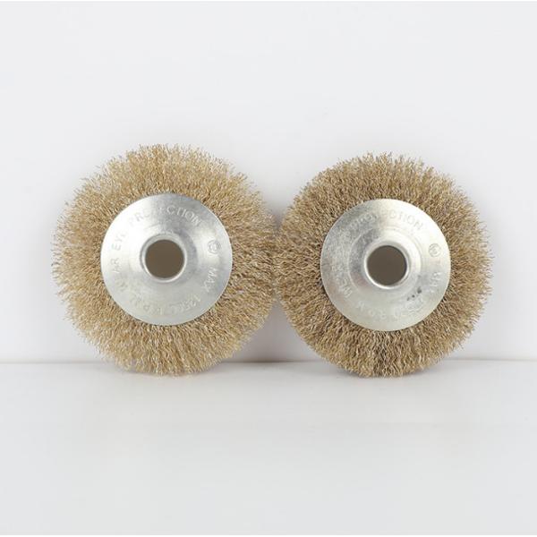 Сопротивление носки жесткой щетки 8500RPM 0.15mm медное покрытое изогнутое