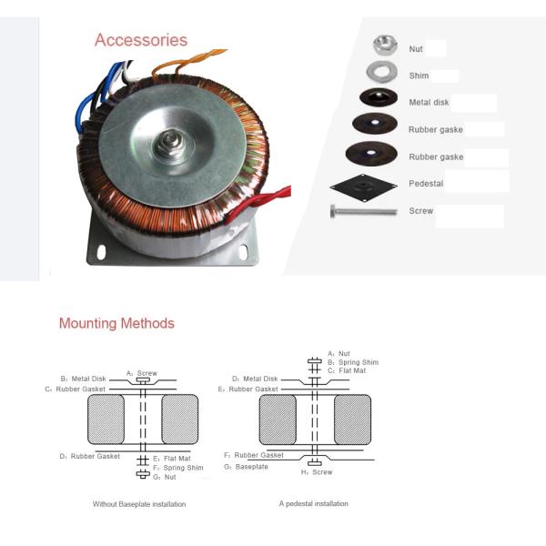 Toroidal трансформатор изоляции 8000VA