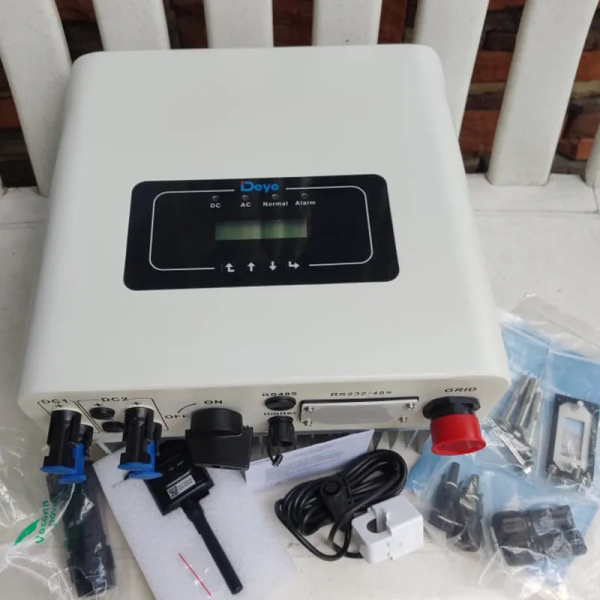 Deye New SUN-4K-G04 P1-EU-AM1 4kW Single Phase 1 MPPT Solar Energy 4kW on Grid PV System String Inverter