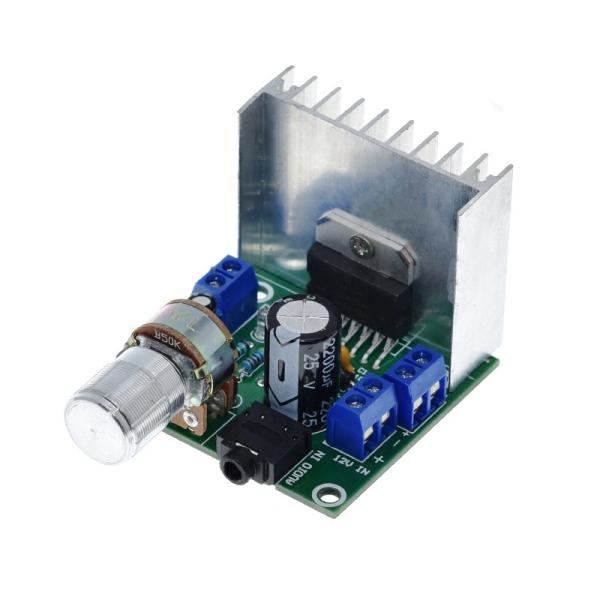 TDA7297 Amplifier Audio Module 15W+15W Double Channel with DC 8-18V Power Input for Bookshelf Speaker