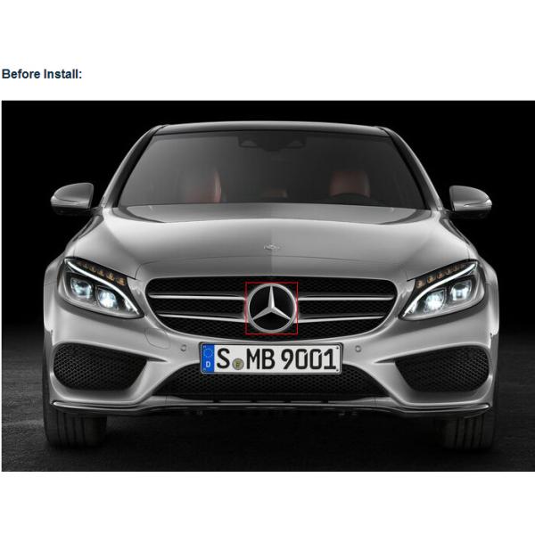 Mercedes-Benz E260L E300L E320L 400L Car Front Hood Bonnet Emblem Badge LED Light