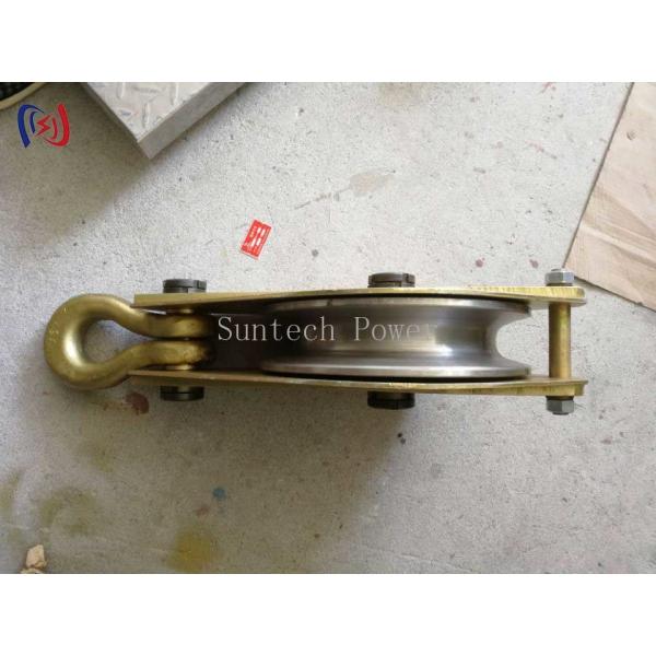 Aparejo de elevación para línea de transmisión 10KN polea pequeña y aparejo