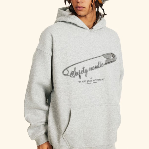 Custom Logo Hoodie with Multiple Fabric & Color Options | Low MOQ Wholesale Sweatshirt