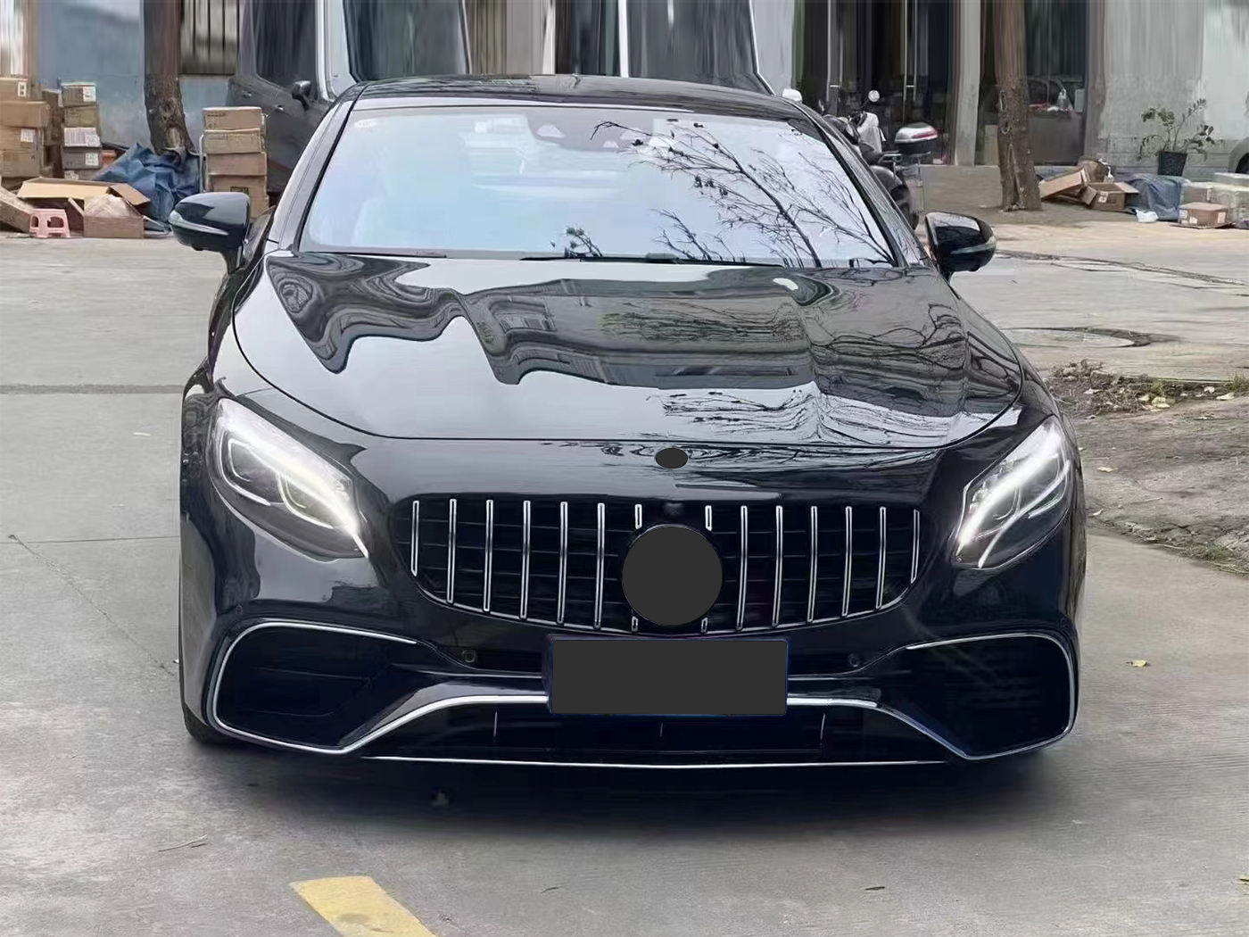 Amg Style S63 Body Kit For Benz S Coupe W217 2013-2020 Front Bumper Rear Diffuser