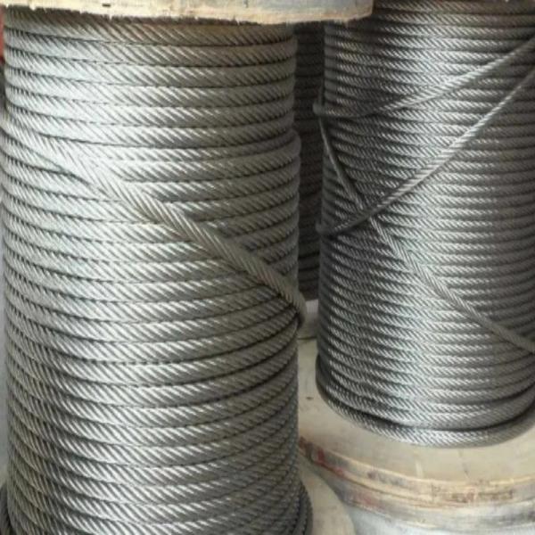 Non-Alloy Stainless Steel 6x19Filler FC 6x19Filler IWRC AISI304 316 Cable for Lifting