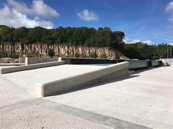 Escala galvanizada mergulhada quente do caminhão da báscula do veículo pesado da fundação rasa