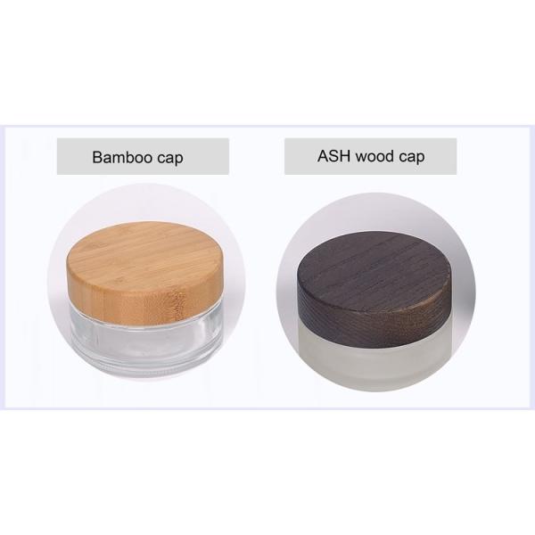 Wooden Packaging Wood Soap Dispenser Glass Lotion Bottle Cosmetic Bottles Spray And 30g 50g Bamboo Glass Jar