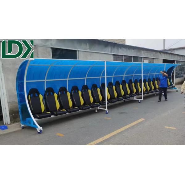 Sillones de fútbol de aluminio portátil