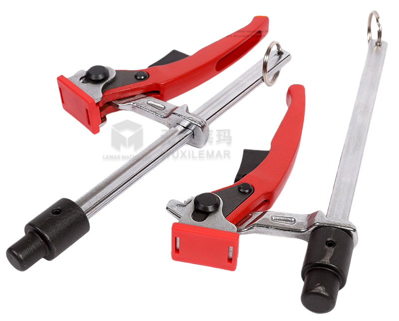 Oversized Fixture Clamp Jaw Ratchet Insert F Clamp For Wide Throat Capacity
