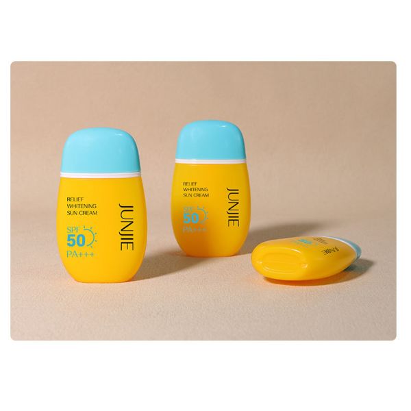 50ML PE Sunscreen Squeeze Bottle Cosmetic Foundation Cream Bottle