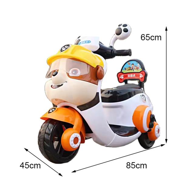 Детский трехколесный мотоцикл со светом и музыкой Время зарядки 8-10 часов