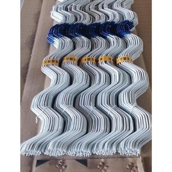 Alambre zig zag recubierto para invernadero agrícola para fijación de película plástica