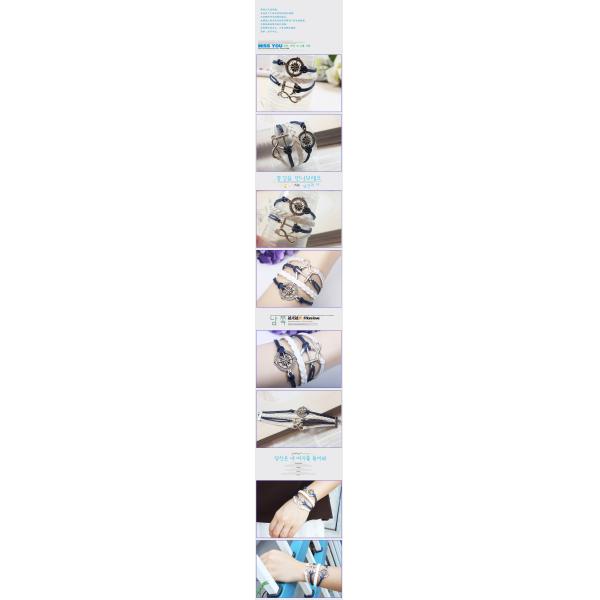 Zhejiang European and American jewelry jewelry hand-woven leather bracelet