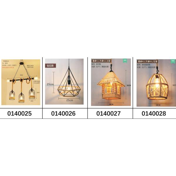 SMD2835 E27 Base Led Hang Light Hotel Coffee Shop And Restaurant