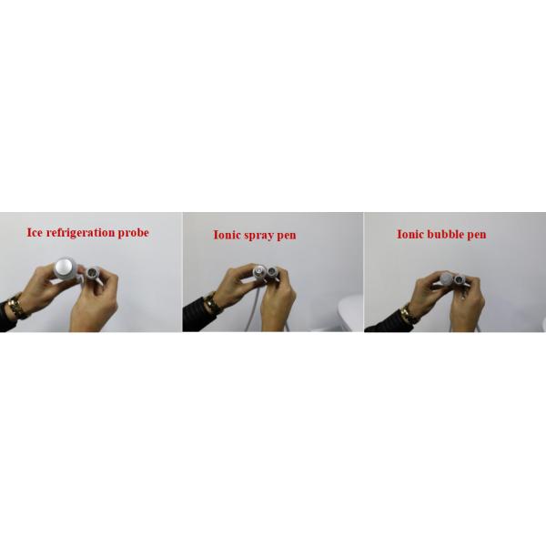 Máquina de limpieza azul hielo con tecnología de microdermoabrasión de hidratación