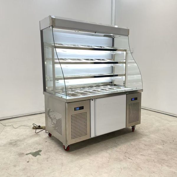 Hotpot Commercial Showcase Refrigerator Multi Deck Display Chiller