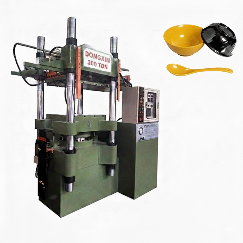 User Friendly Melamine Tableware Compression Molding Press For Small Workshops