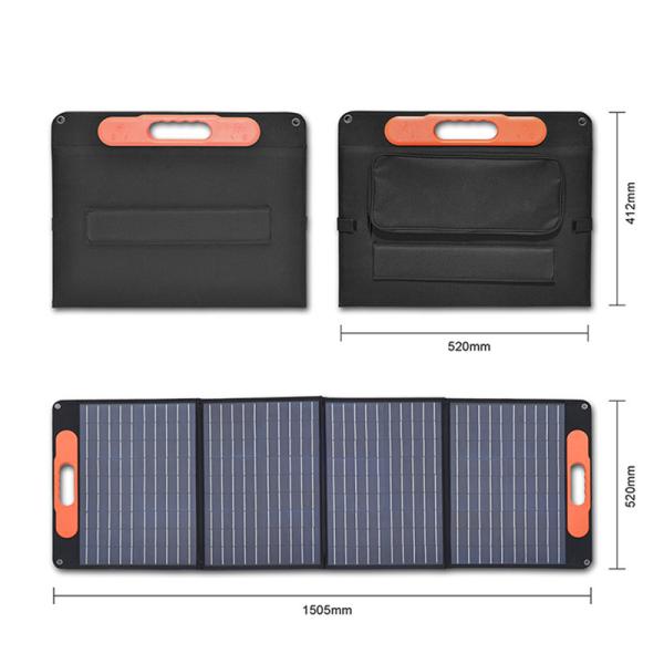 A11 120W 18V Outdoor Solar Charger Portable Foldable Flexible