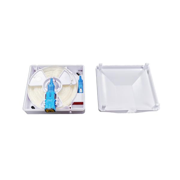 FTTH Indoor ABS 1 Core SC Adapter Invisible Fiber Optic Box Стенный выход