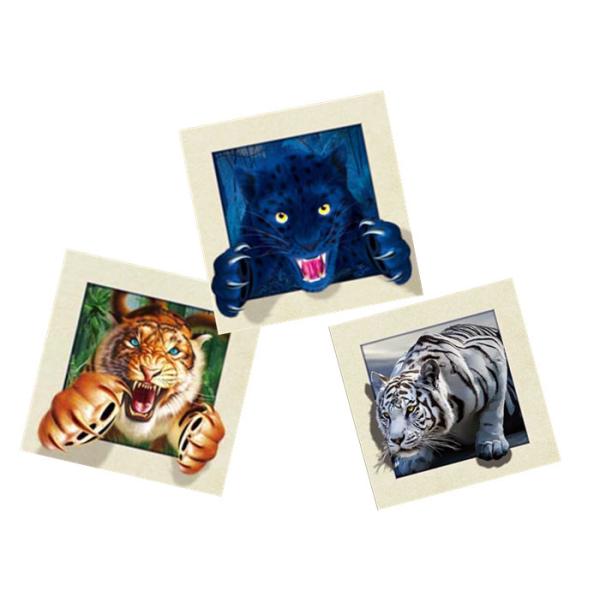 Office / Hotel Decoration Animal Picture 5d Lenticular Picture With Frame