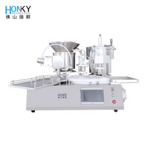 Automatic 10ml Essential Oil Filling Machine with Ceramic Pump and Stainless Steel 304 for Vial Filling and Capping