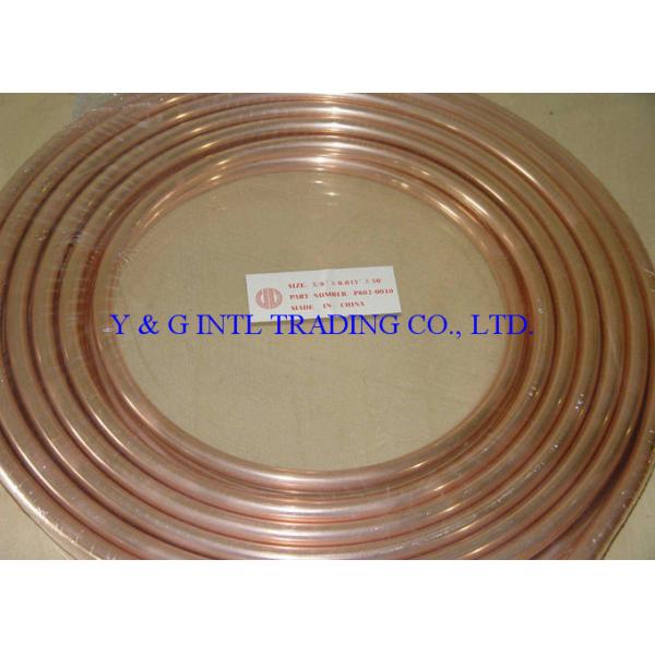 Heat Preservation Soft Copper Alloy Tube Brewery And Distillery Tubes , Copper Coil Tube C11000
