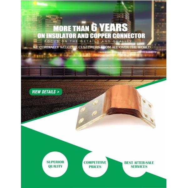 Industry use electric car battery Ti copper flexible laminated connector