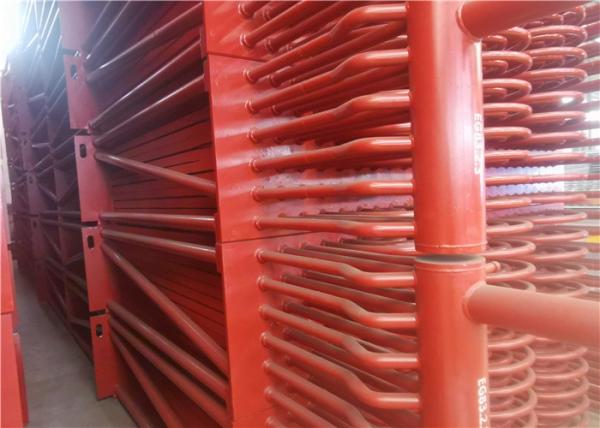 Tipo preaquecedor de H do gás de exaustão do permutador de calor do tubo com encabeçamentos